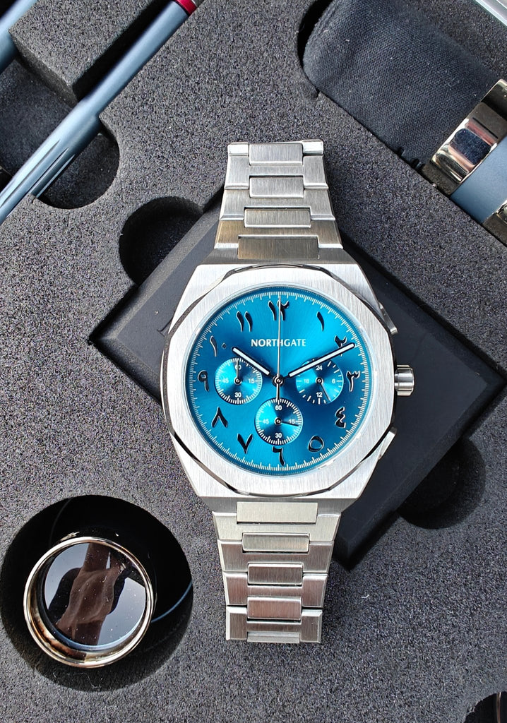 Club Chrono Pacific Blue Chronograph Arabic version - Northgate Watches