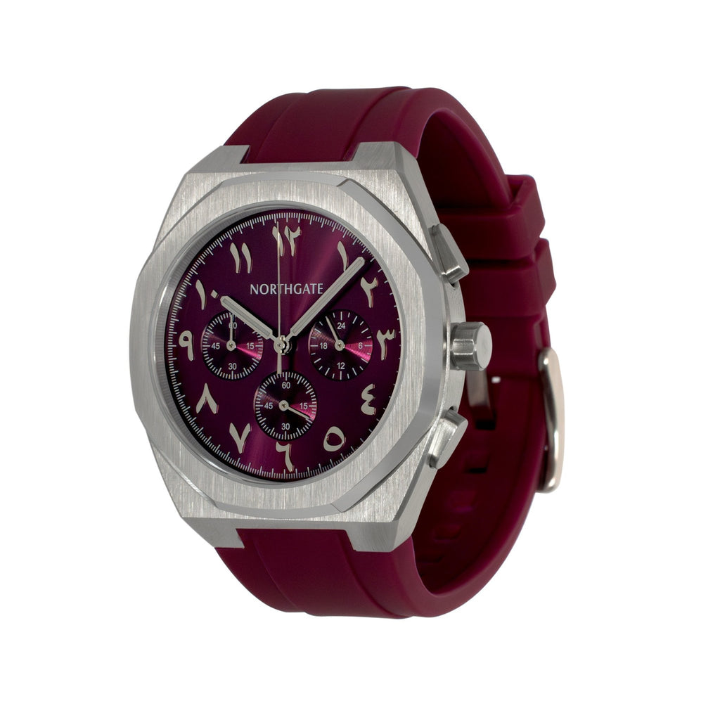 Club Chrono Shiny Cherry Chronograph Arabic version - Northgate Watches