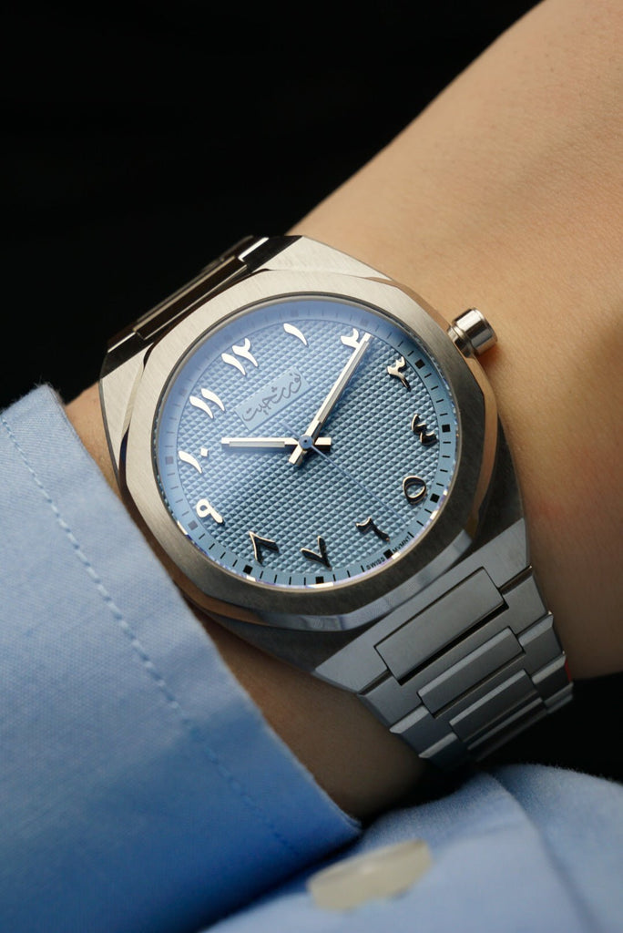 NEW Northgate Sky Blue "Clou de Paris" Swiss Automatic (LIMITED STOCK) (Copy) - Northgate Watches